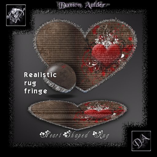 NuTec: Valentines - St Valentine Heart Rug