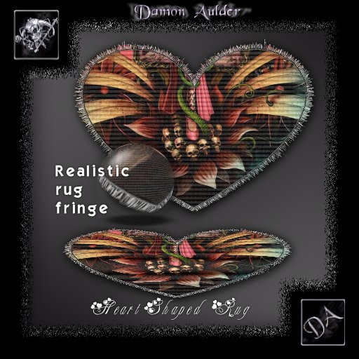 NuTec: Valentines - Queen Of Vile Heart Rug