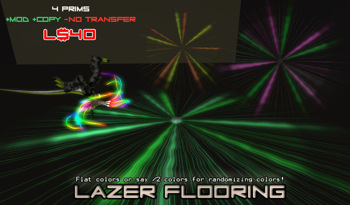 Animated Neon LAZER Dance floor.
