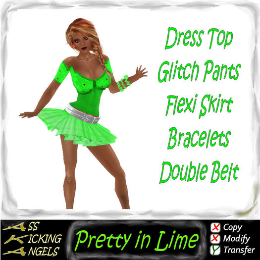 AKA Pretty in Lime Ad