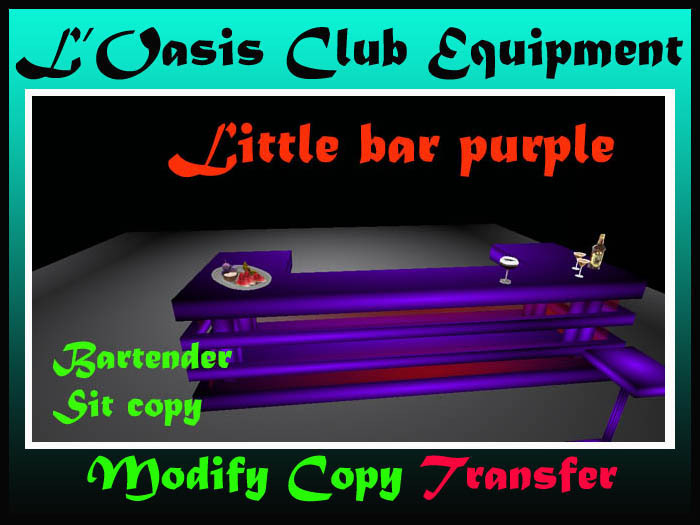 little bar 1 purple