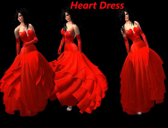 Heart Dress Template