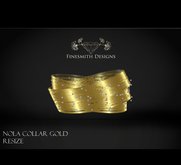Finesmith- Nola collar Gold 