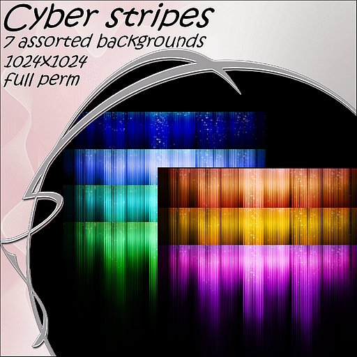 Cyber stripes Full perm textures