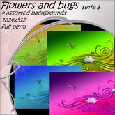 Flowers and  bugs serie 3 Full perm textures