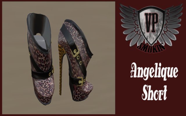 Angelique II short boot giraffe