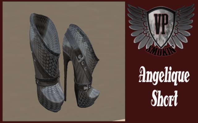 Angelique II short boot grey weave