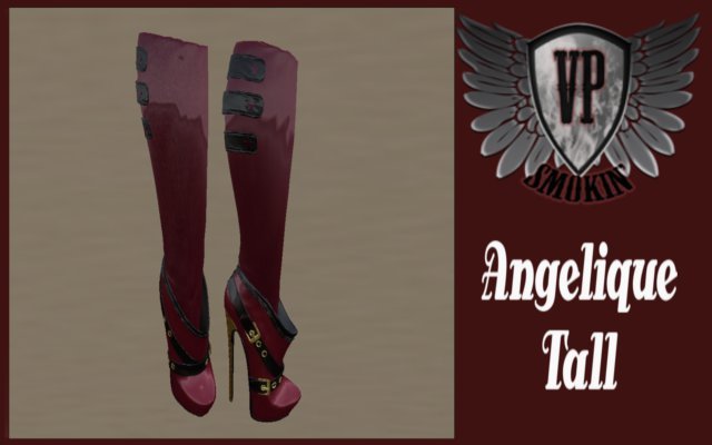 Angelique Tall boot red