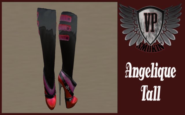 Angelique Tall boot red mix