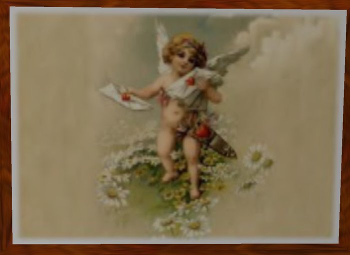 Cupid with letters