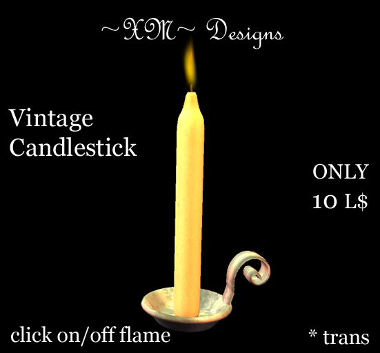 ~XM~ Vintage Candlestick
