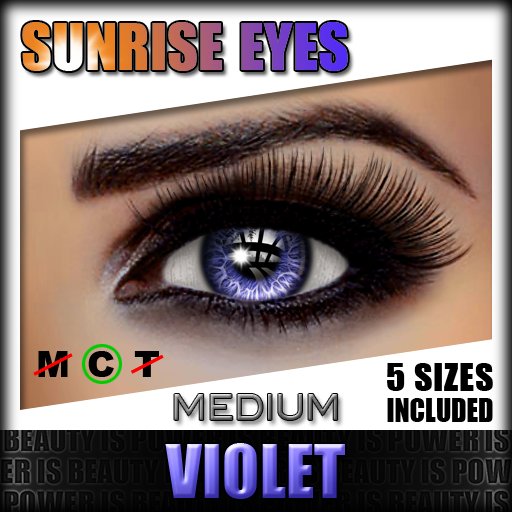 IKON 'Sunrise' Eyes - Violet