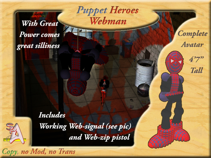 Puppet Heroes - Webman Boxed