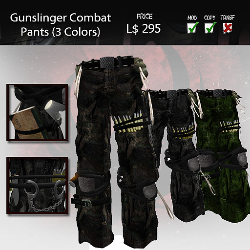 =Void= Gunslinger Combat Pants Pack