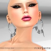 Finesmith Vision earrings silver - hoop earrings