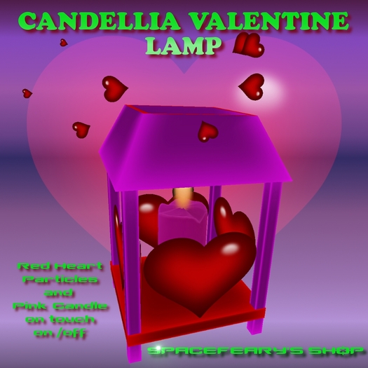 CANDELLIA Valentine Lamp Box--