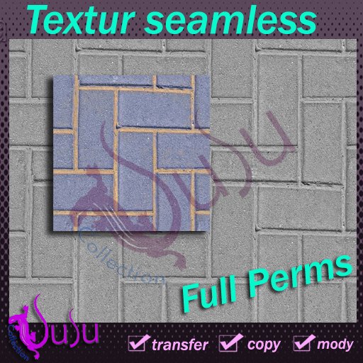 SuSu-normal blue ground tile texture boxed