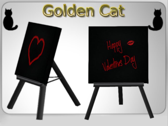 Valentine Chalkboard [easel]