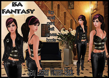 Sexy Leather Woman Black