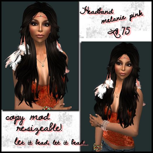 Headband Melanie pink
