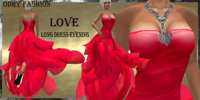 *OF *-*LOVE*Long Dress Evening