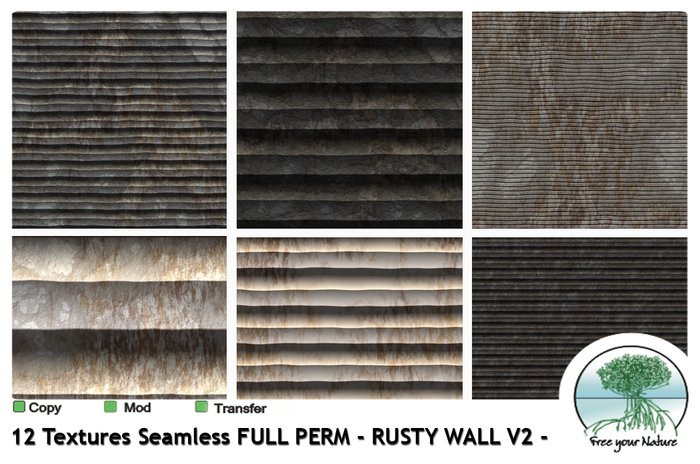 FYN 12 - Rusty Metal Textures v2 -