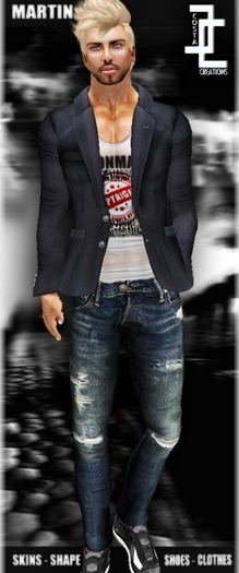 [CC] ◩ MARTIN ◪ ☞SPECIAL PROMO!!☜ [MALE COMPLETE AVATAR WITH CLOTHES] - by c0sTa Menna & kun Soup