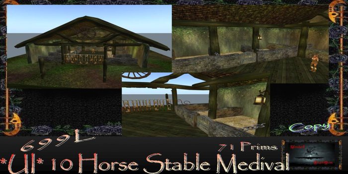 *UI* 10 Horse Stable Medieval