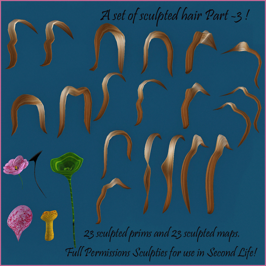 *NS* Set sculpt Hair 3