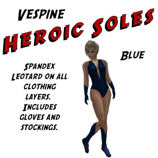 [HS]: Vespine Leotard: Blue