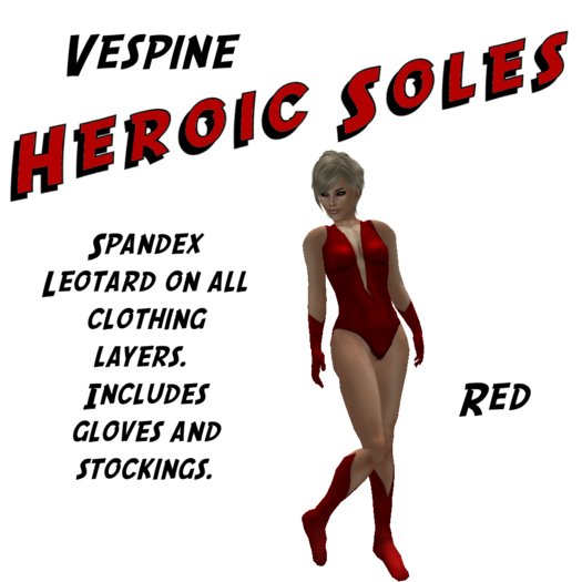 [HS]: Vespine Leotard: Red