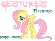 FLUTTERSHY My L. Pony (4 gestures)