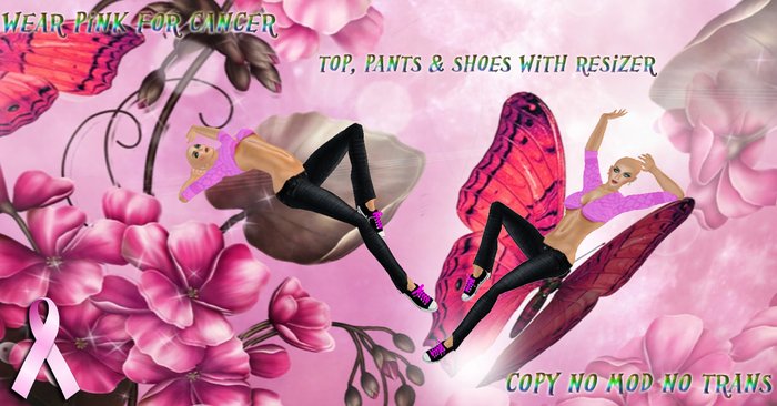 Wear Pink For Cancer By Tina