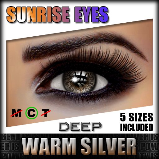 IKON 'Sunrise' Eyes - Warm Silver Deep