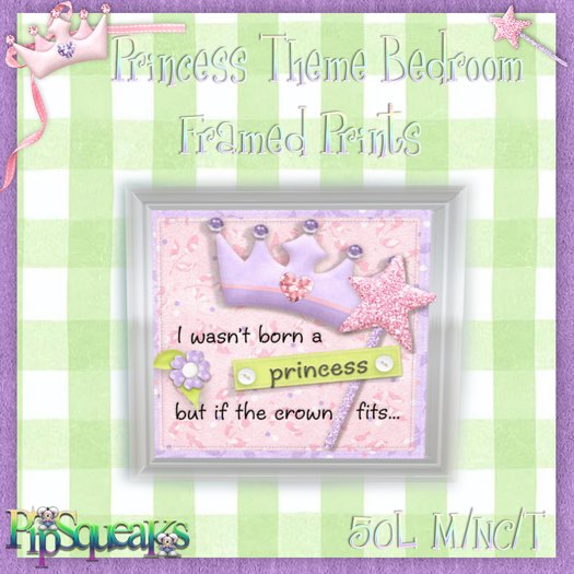 {PiP} Framed PT Wasn't Born A 2p M/NC/T Boxed