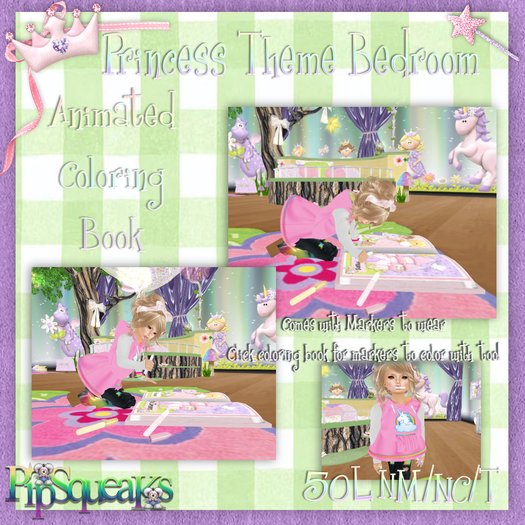 {PiP} PT Coloring Book & Markers (Boxed)