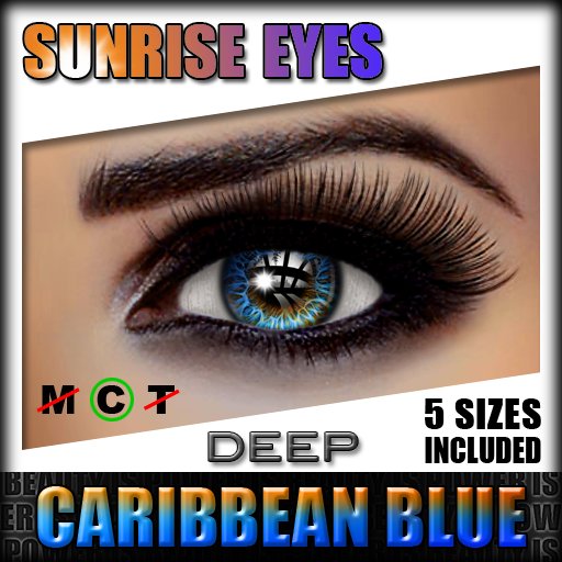 IKON 'Sunrise' Eyes - Caribbean Blue Deep