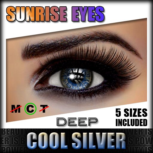 IKON 'Sunrise' Eyes - Cool Silver Deep