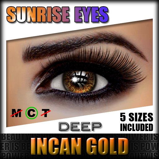 IKON 'Sunrise' Eyes - Incan Gold Deep