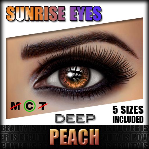 IKON 'Sunrise' Eyes - Peach Deep