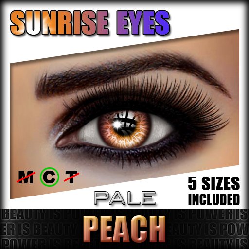 IKON 'Sunrise' Eyes - Peach Pale