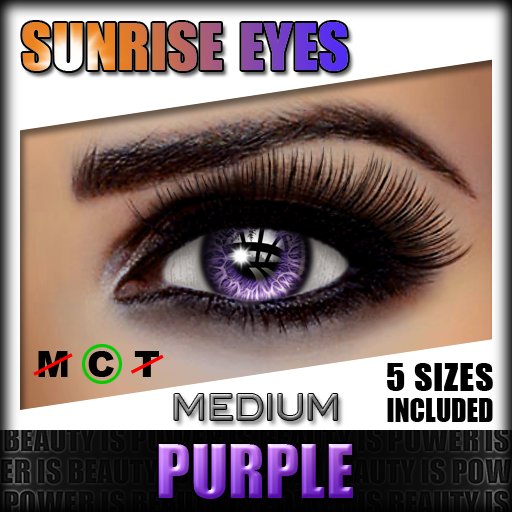 IKON 'Sunrise' Eyes - Purple
