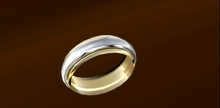 TM Channel of Love Wedding Band - Metal Change and Resize