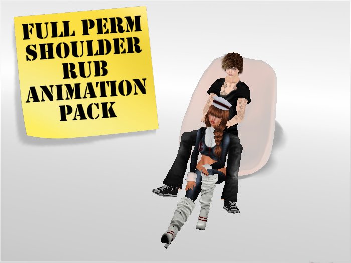 Full Perm Shoulder Rub Animation Pack
