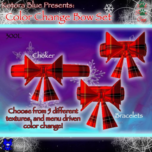 Kotora Christmas Bows Set