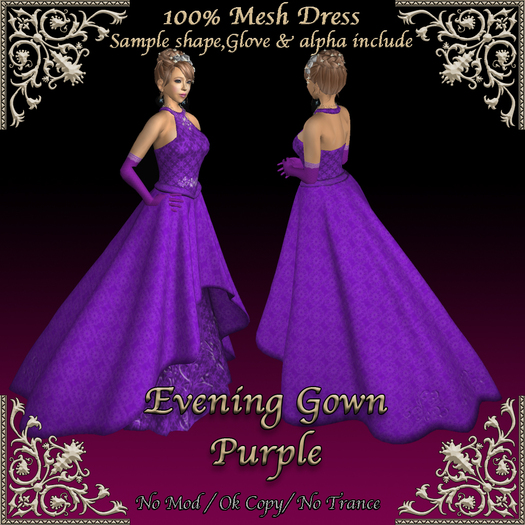 *Miroku*EveningGownPurple