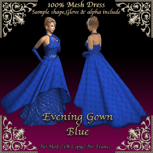 *Miroku*EveningGownBlue
