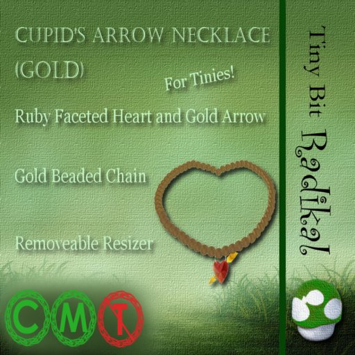Cupid's Arrow Necklace (Gold)