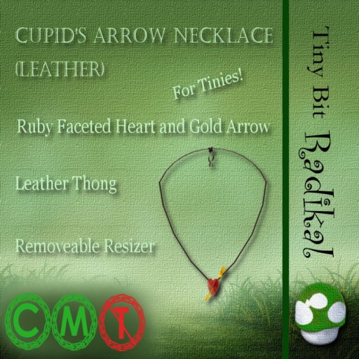 Cupid's Arrow Necklace (Leather)