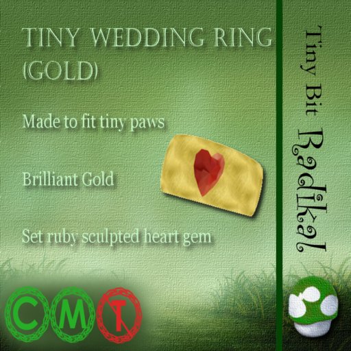 Tiny Wedding Ring (Gold)